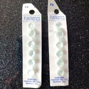 Light Blue Vintage Button Bundle.